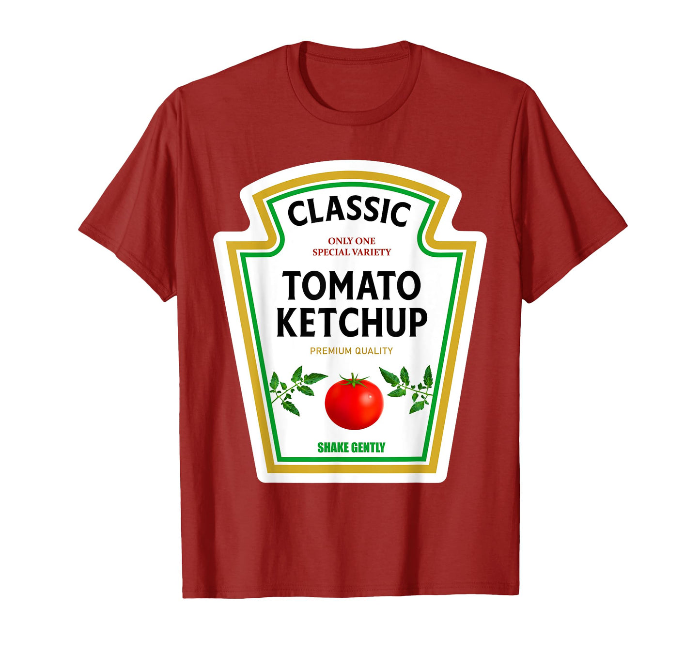 Ketchup Halloween 2024 Costume Matching Mustard Condiments T-Shirt