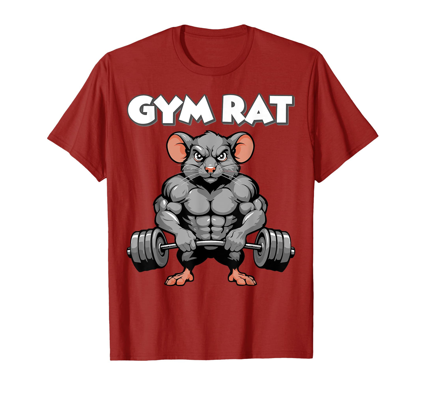 Gym Rat Fitness Bodybuilding Workout Muscle Pump T-Shirt
