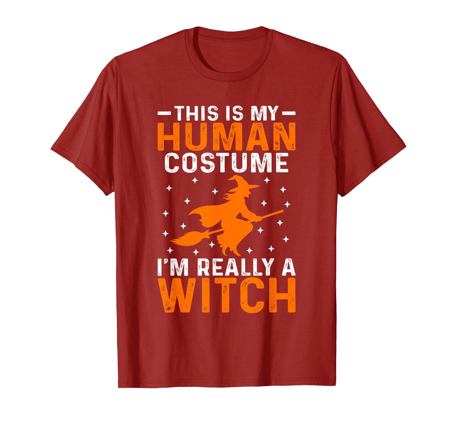 This is My Human Costume I'm Really a Witch Halloween Funny T-Shirt