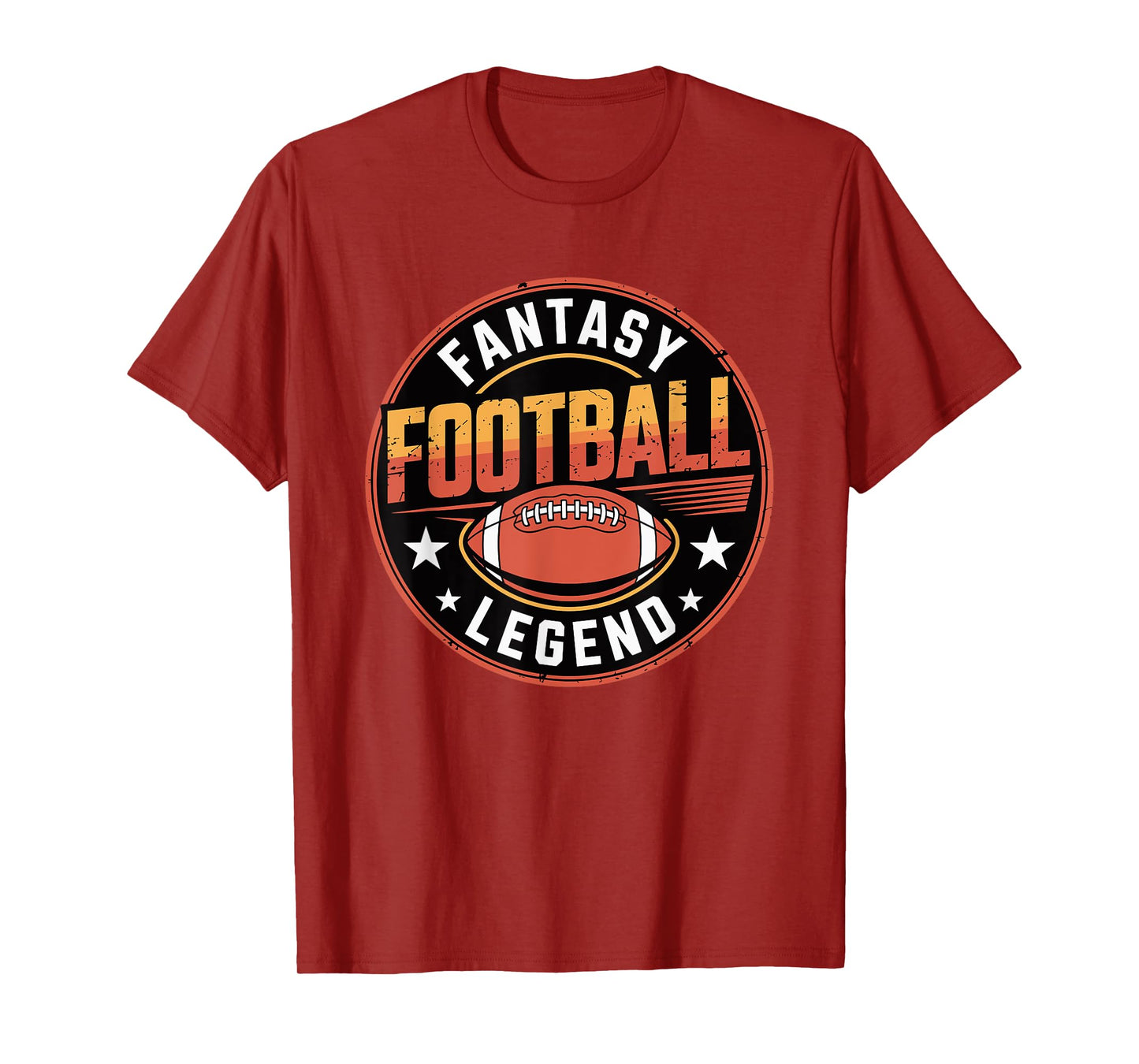 Fantasy Football Retro Legend Vintage Sports Humor T-Shirt