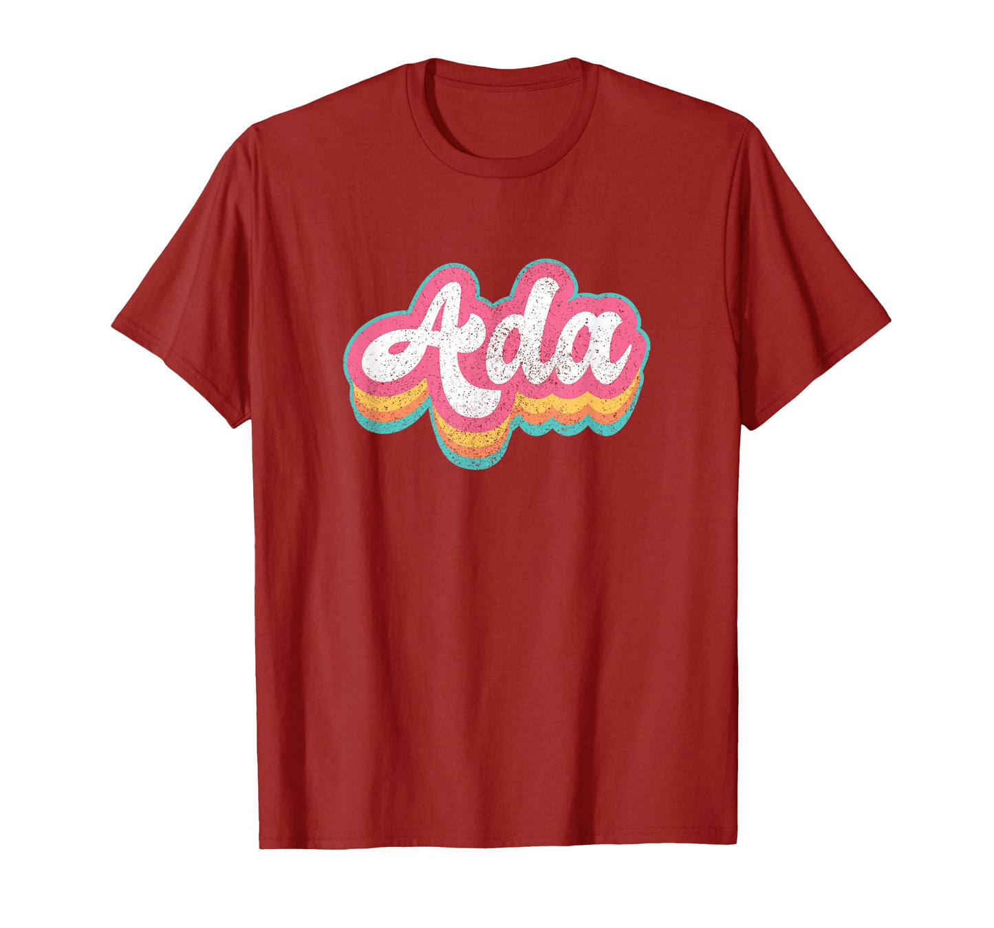 Ada First Name Girl Vintage 70s 80s Personalized T-Shirt