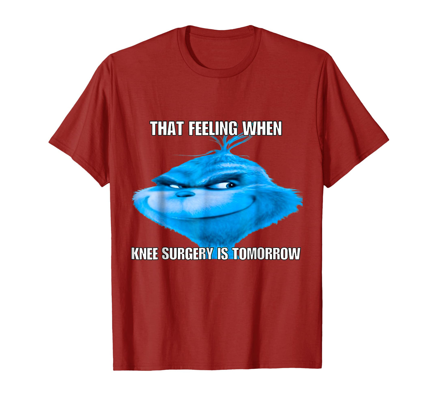 That Feeling When Knee Surgery Is Tomorrow Bird Funny Meme T-Shirt