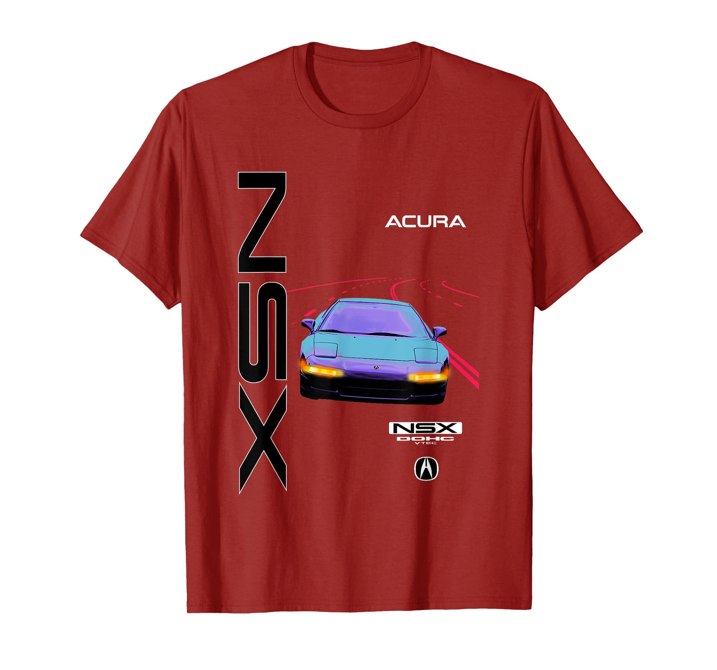 Honda NSX Acura Neon Road V Tec T-Shirt