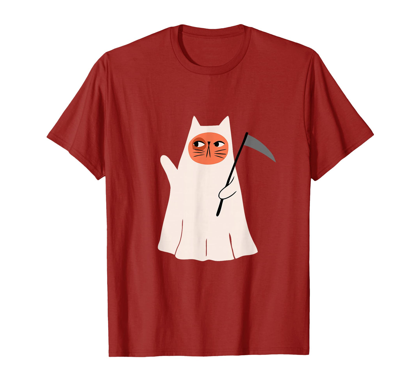 Cat Scary Halloween Women Men Kids T-Shirt