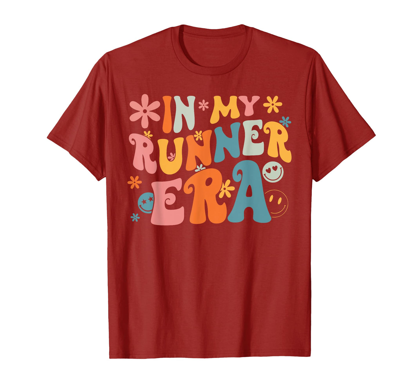 In My Runner Era Groovy Retro Women Running Lover Runner T-Shirt