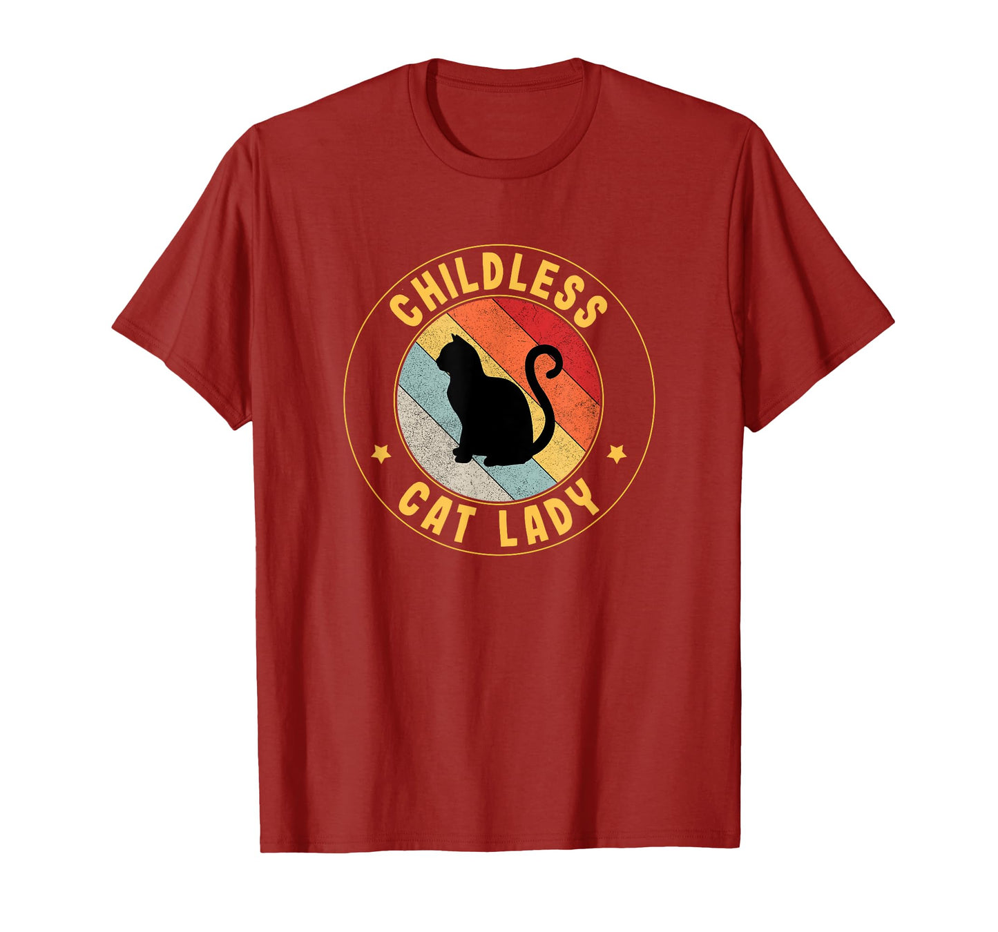 Vintage Childless Cat Lady T-Shirt
