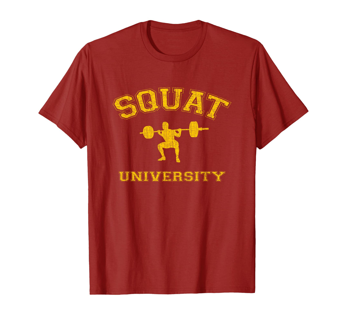 Classic College-style Squat University T-Shirt T-Shirt