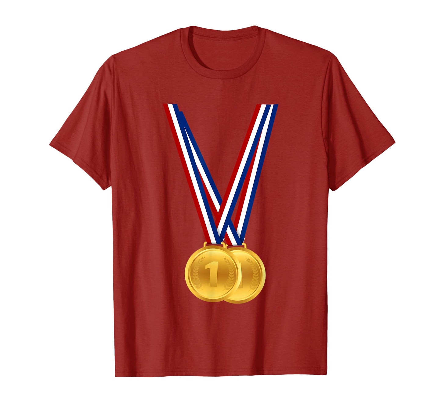 Gold Medals Funny Winners And Champions Gift Birthday T-Shirt