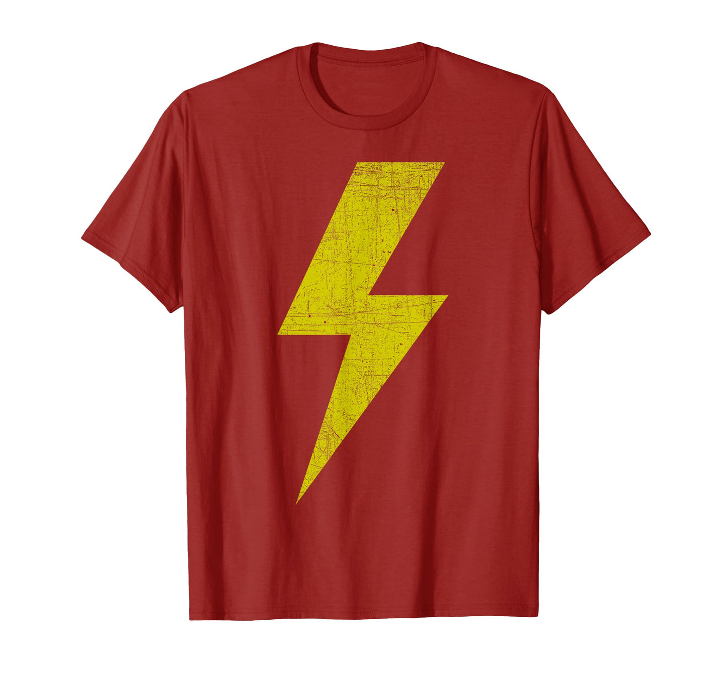 Yellow Thunderbolt Bolt Lightning Team T-Shirt