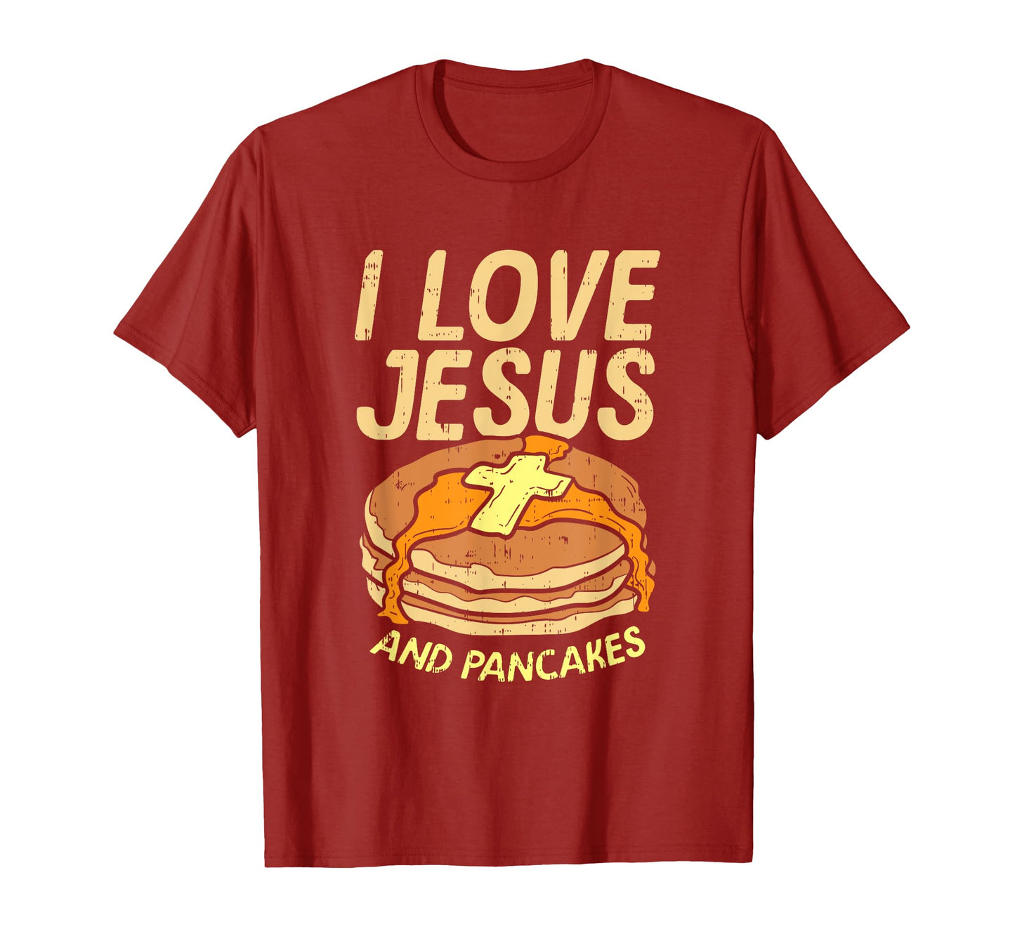 I Love Jesus And Pancakes T-Shirt