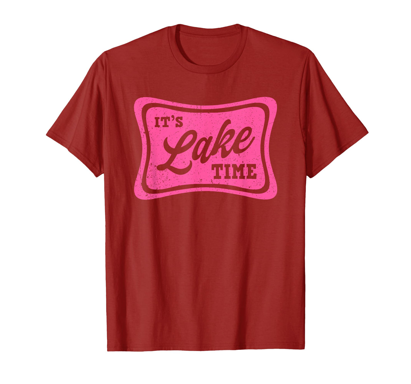 It's Lake Time, Retro Lake Life, Summer Lake Days Vacation T-Shirt