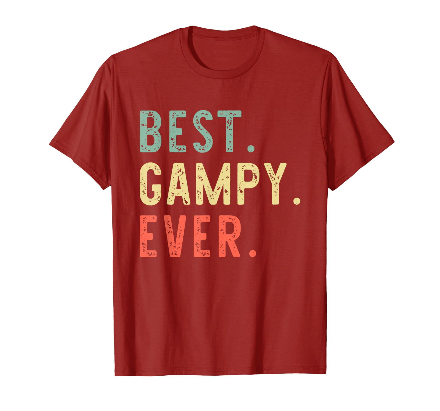 Best Gampy Ever Funny Retro Vintage T-Shirt