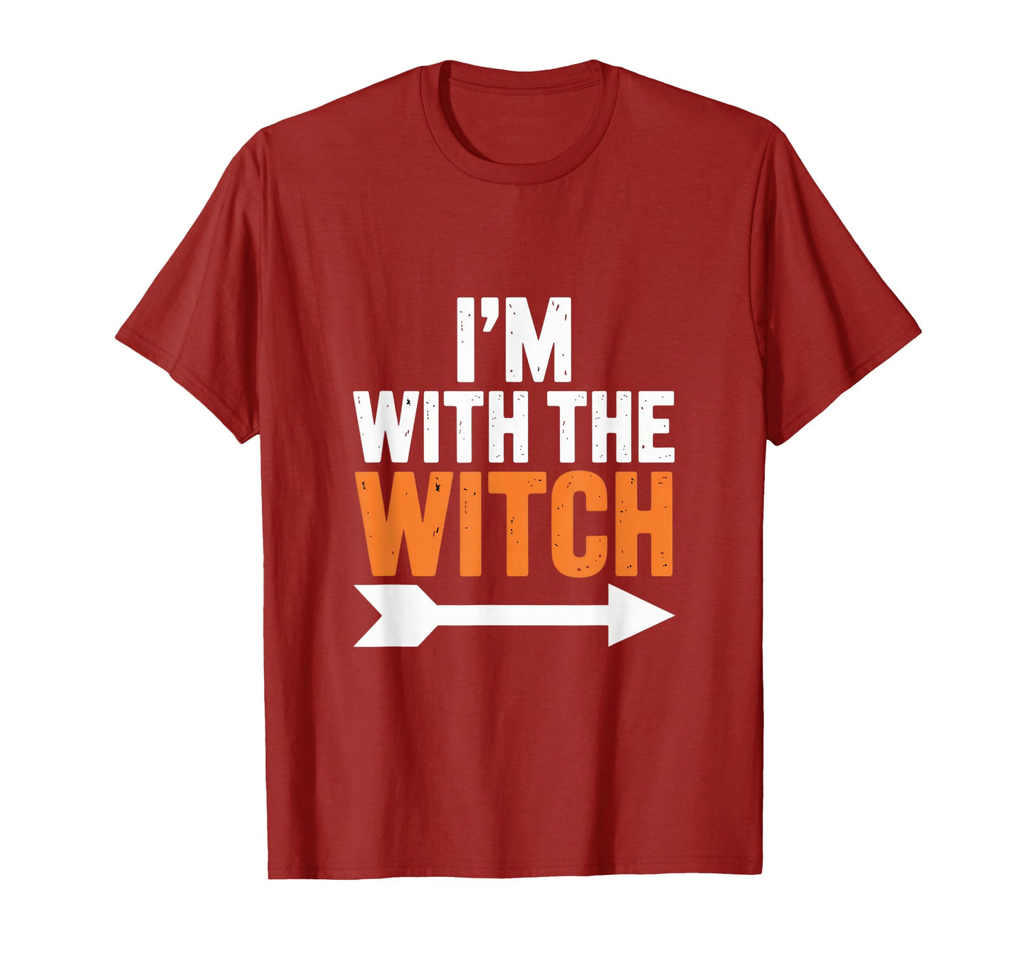 I'm with The Witch Funny Halloween Partner Costume Party T-Shirt