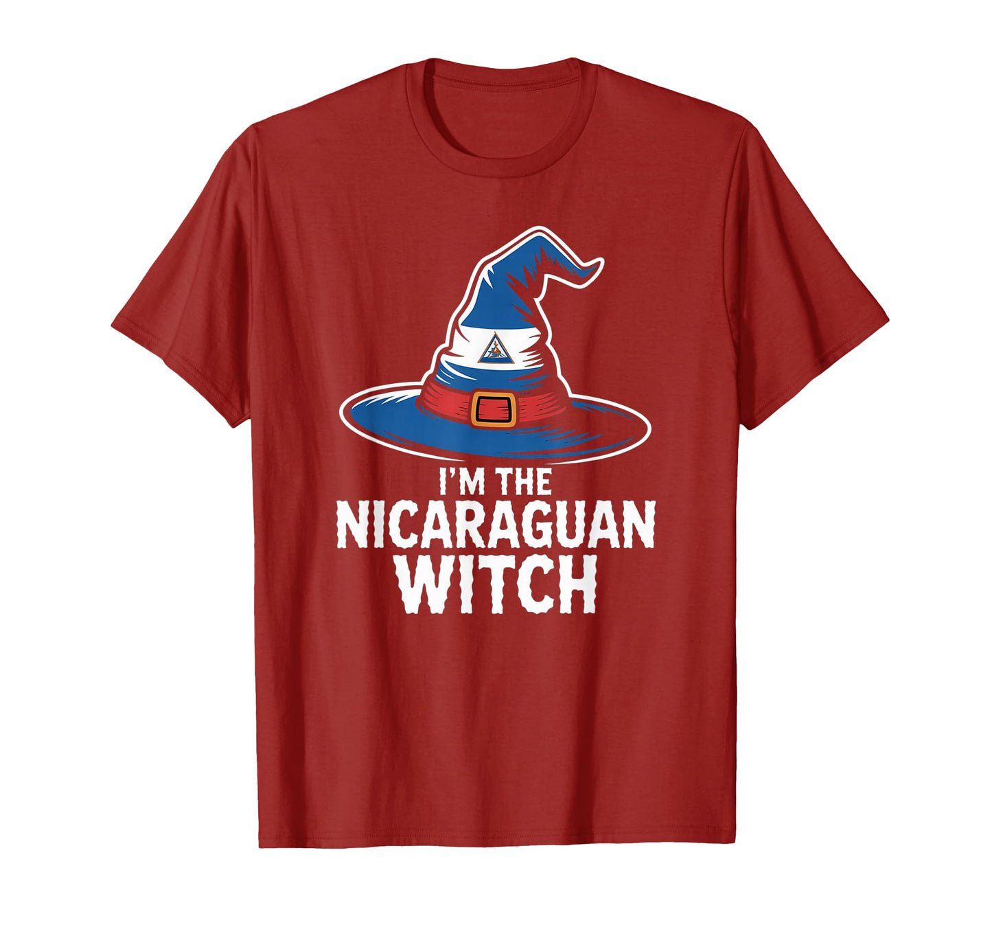 I'm The Nicaraguan Witch Nicaragua Halloween Easy Costume T-Shirt