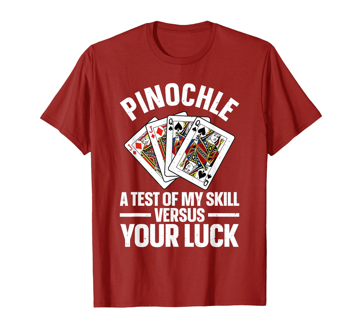 Cute Pinochle Design For Men Women Card Game Pinochle Lover T-Shirt