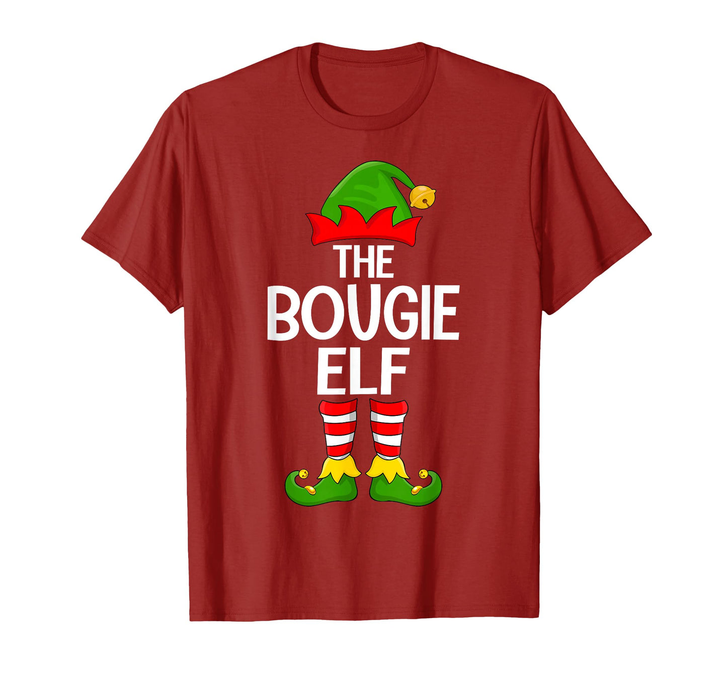 Bougie Elf Xmas Matching Family Elf Squad Christmas T-Shirt