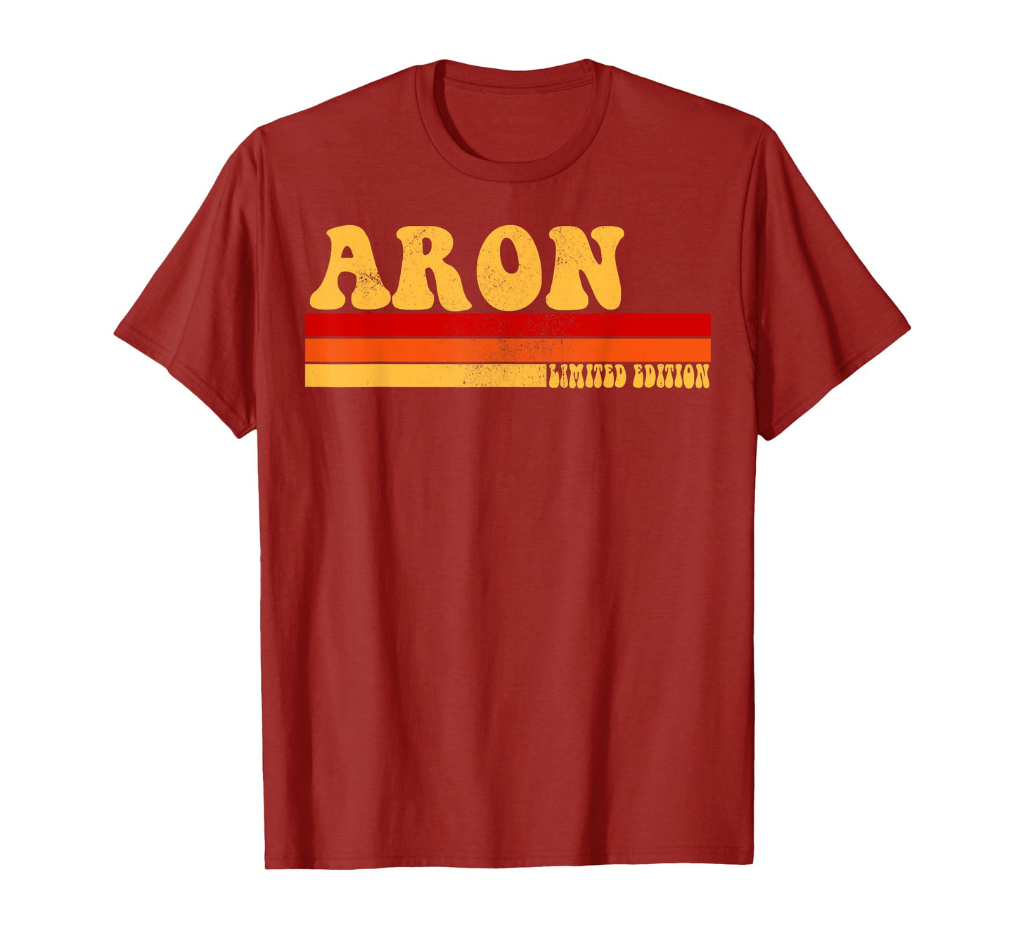ARON Name Personalized Idea Men Retro Vintage ARON T-Shirt
