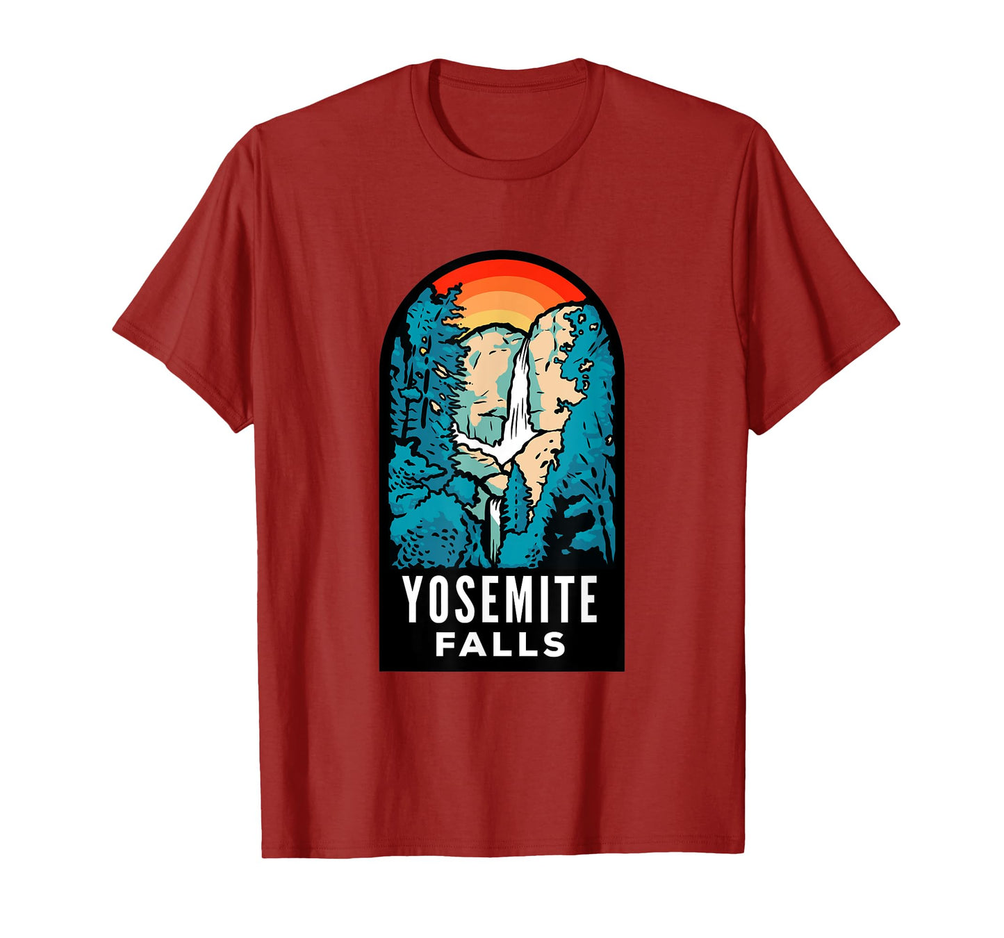 Yosemite Falls Retro T-Shirt