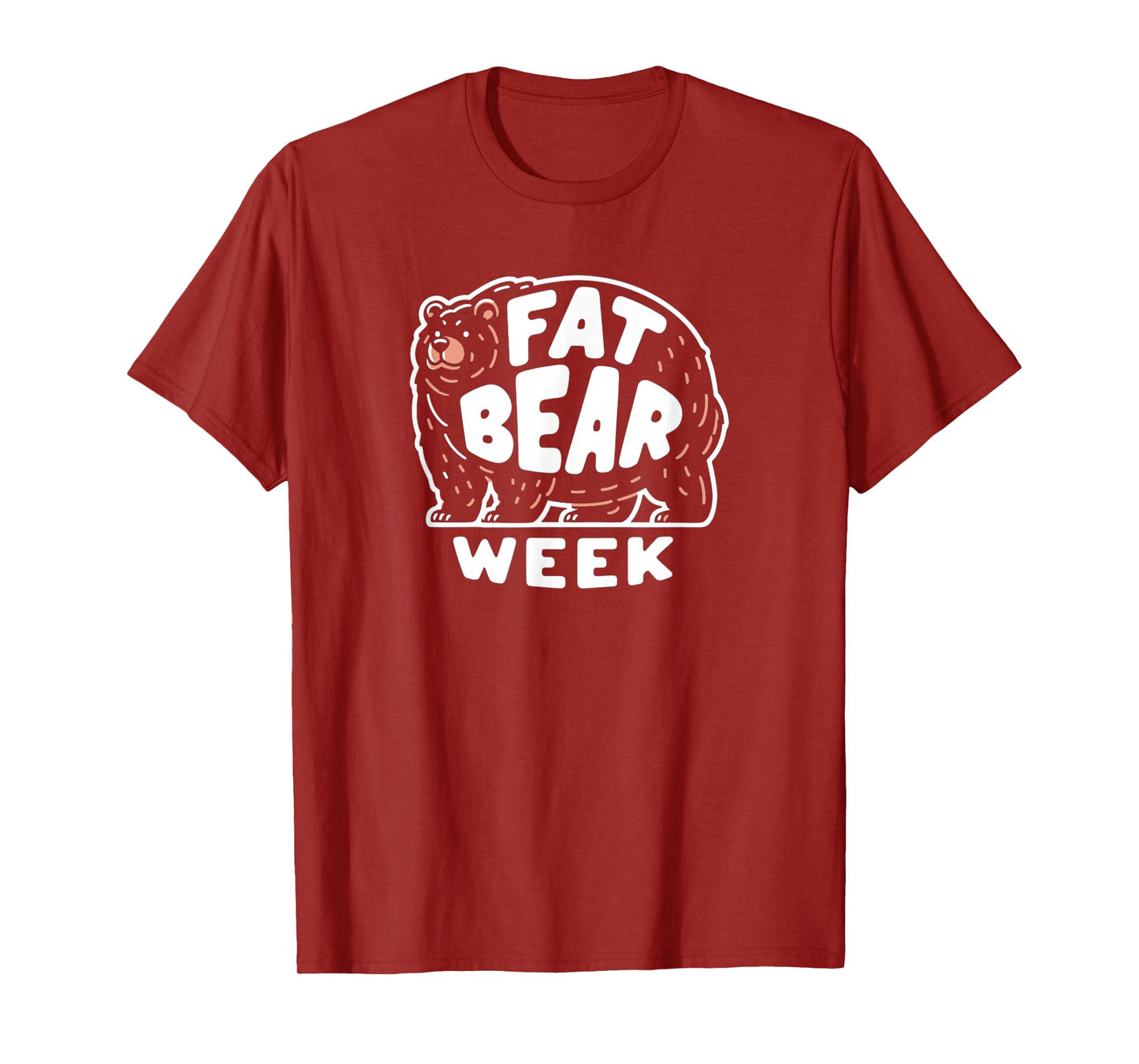 Vintage Fat Bear Week Funny Bear Lover Meme Animal T-Shirt