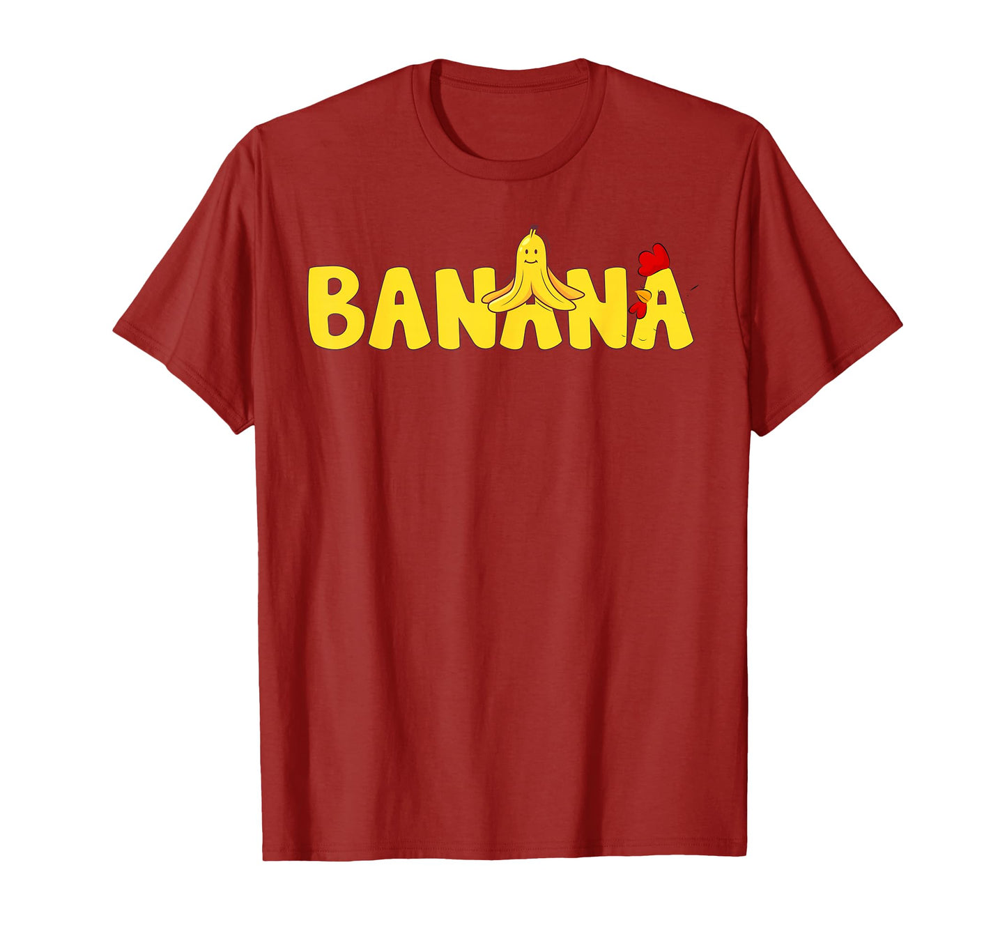 Funny Chicken & Banana Halloween Couples Family Costume 2025 T-Shirt