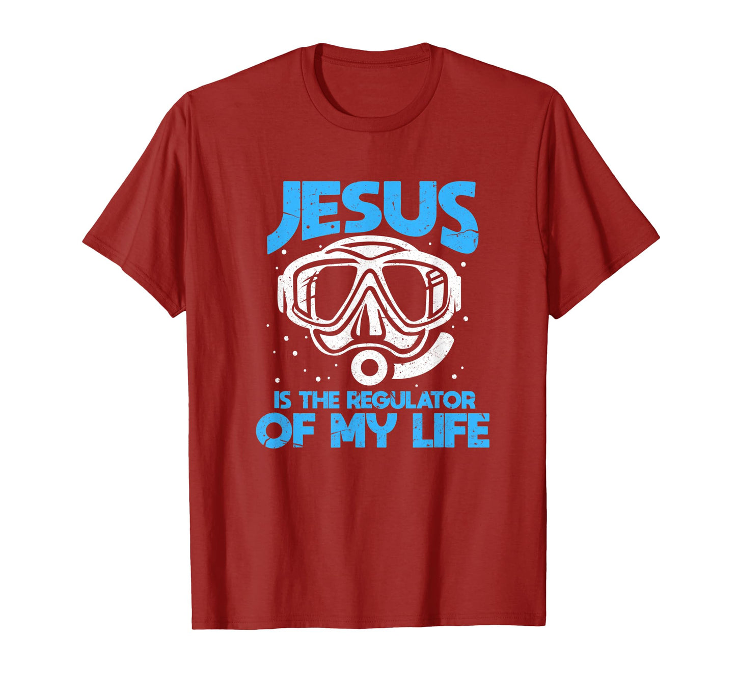 Jesus Regulator Diving Ocean Freediving Sea Apnea Dive Gift T-Shirt