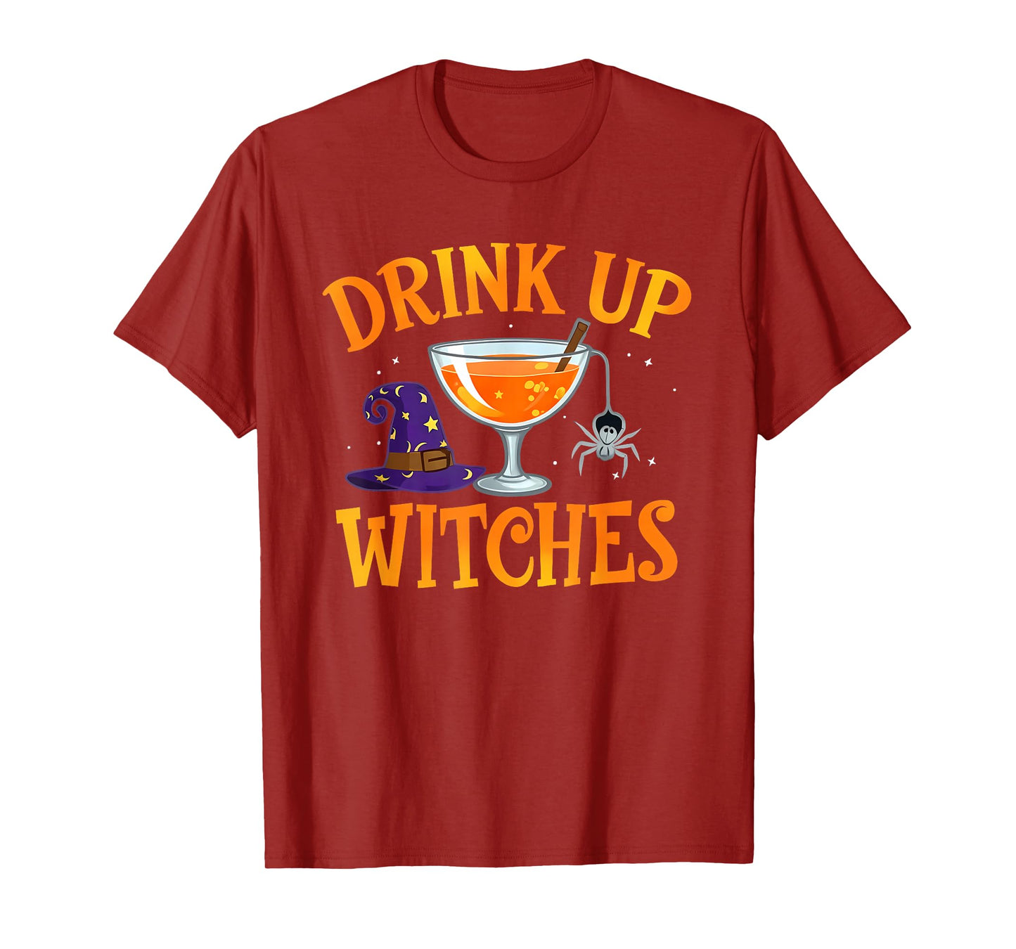 Funny Halloween Drink Up Witches Witch Hat Shirt T-Shirt