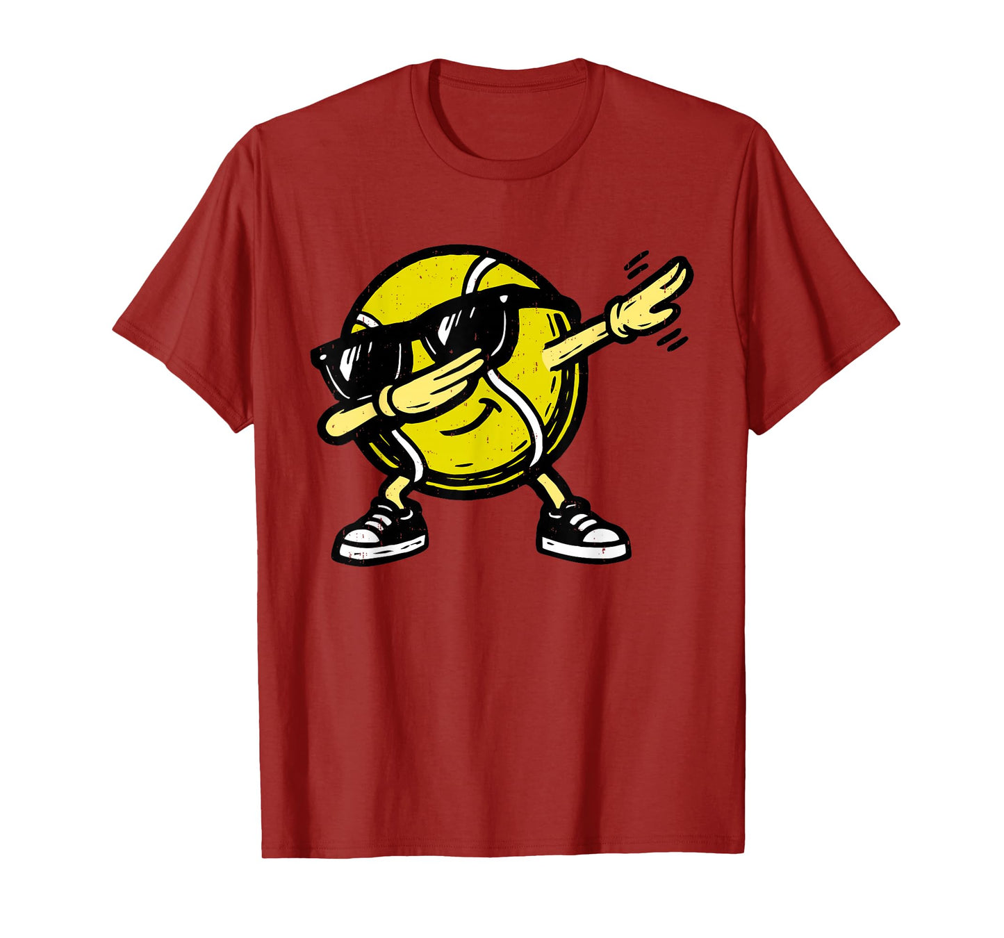Dabbing Tennis Ball Funny Sport Player Dab Dance Racket Game T-Shirt