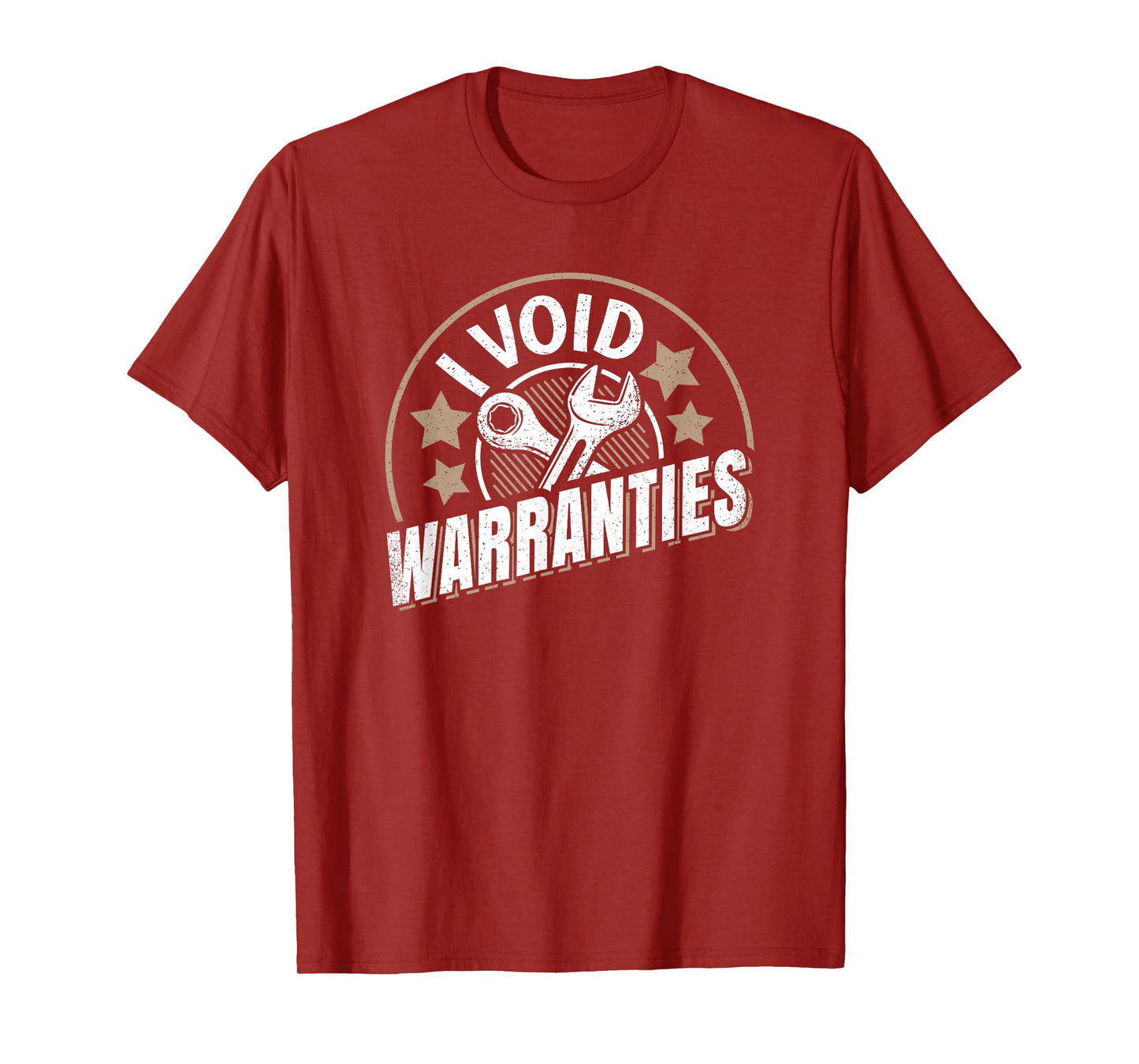 I Void Warranties Funny Vintage Mechanic Men T-Shirt