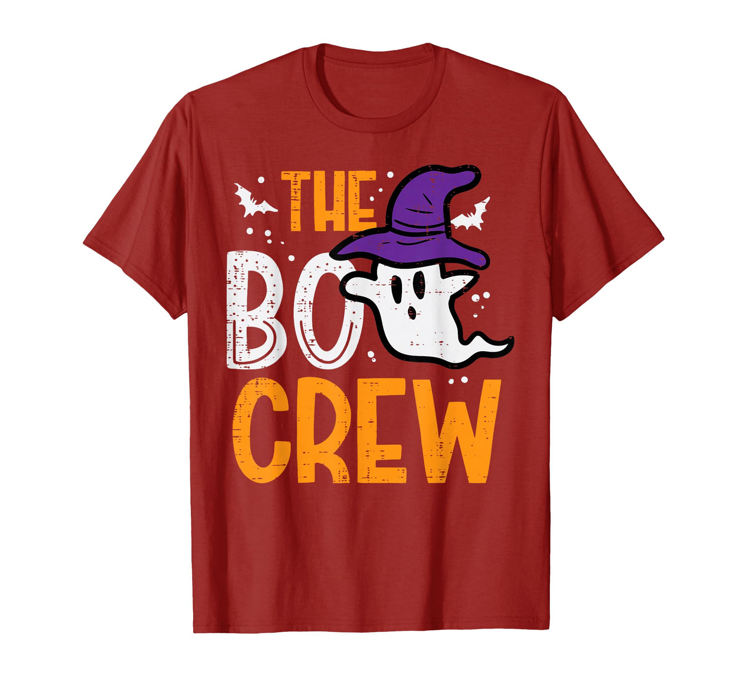 Halloween Ghost The Boo Crew Costume Matching Women Kids Men T-Shirt