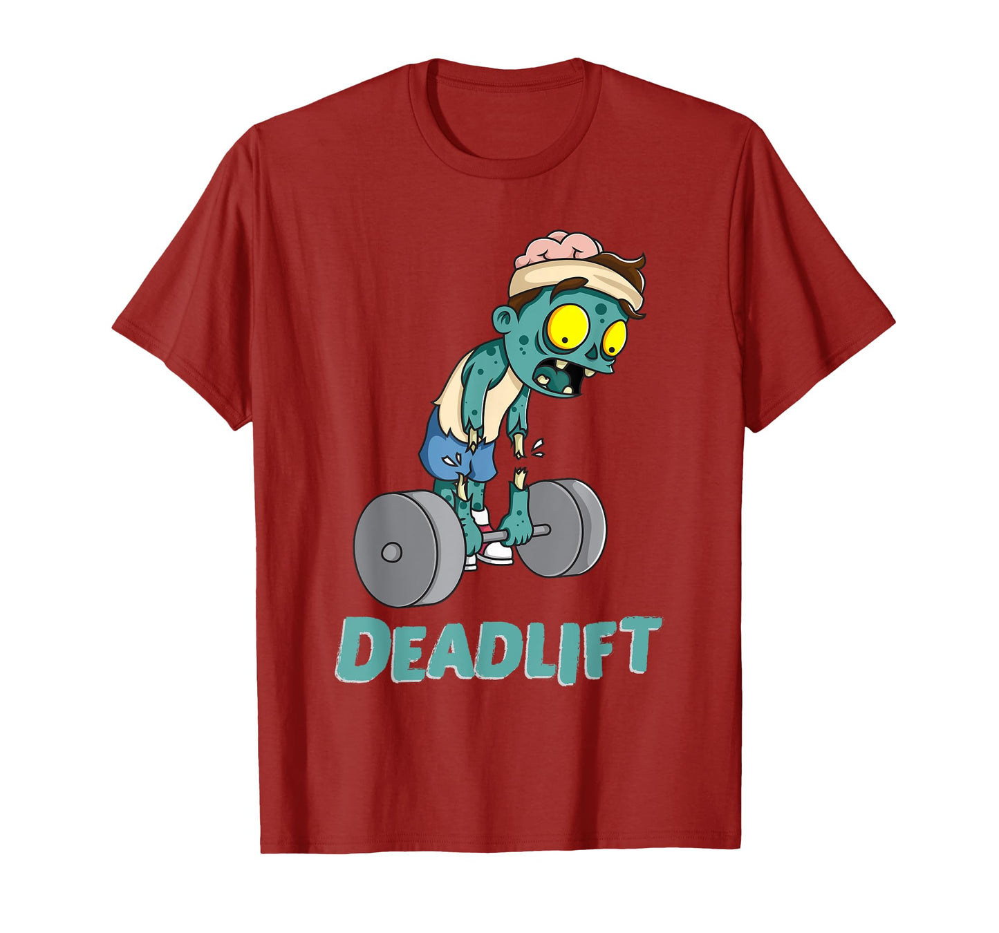 Zombie Workout Shirt Deadlift Gym Fitness Gift For Men Women T-Shirt