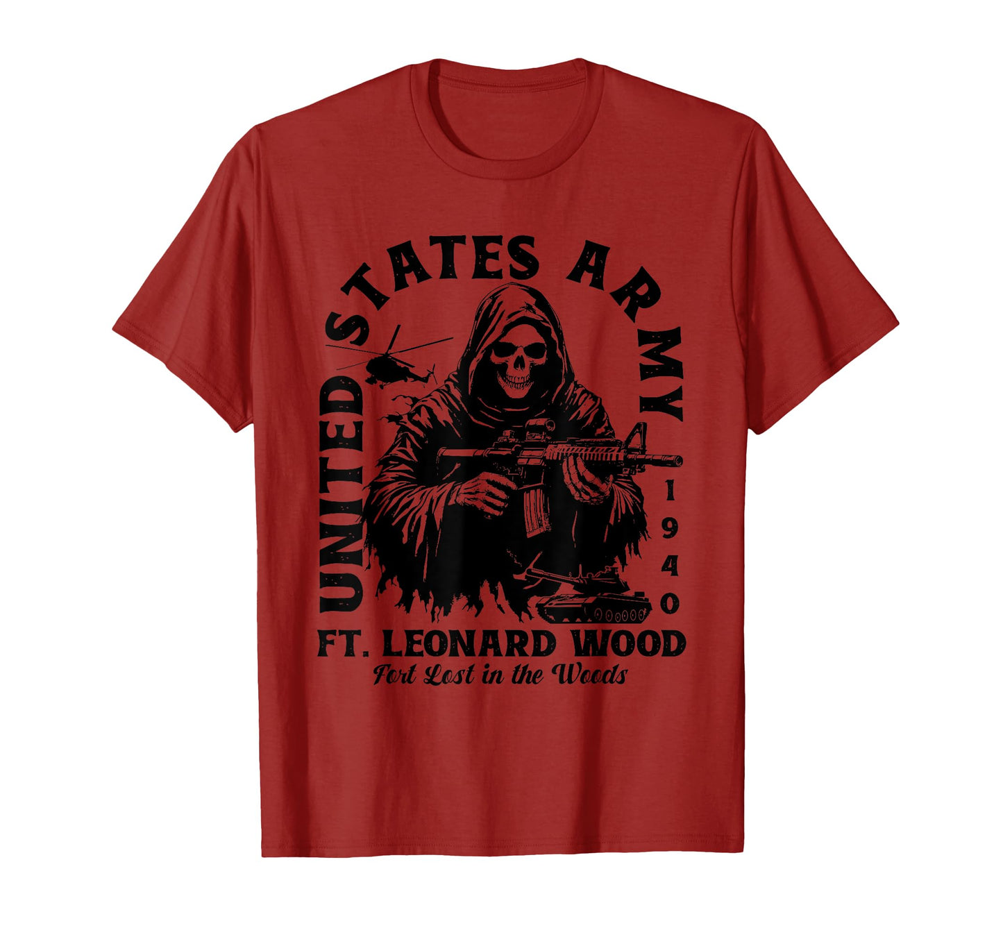 Fort Leonard Wood US Military Base Missouri MO Veteran Gifts T-Shirt