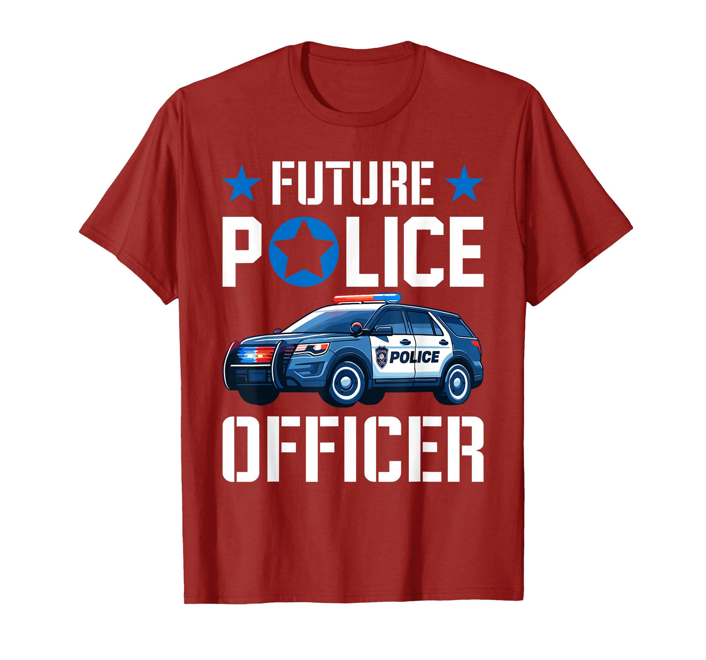 Future Police Officer Cop Boys Kids Toddler birthday boy T-Shirt