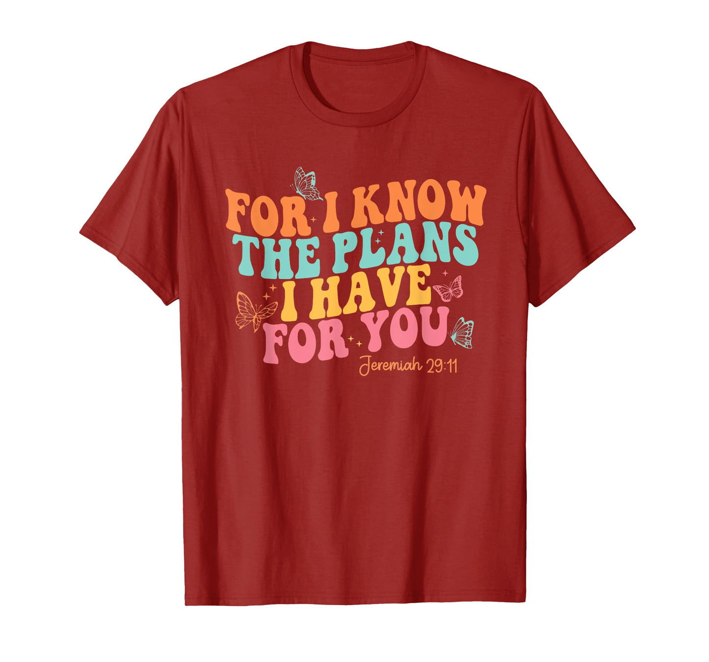 Jeremiah 29:11 Cute Preppy Aesthetic Christian T-Shirt