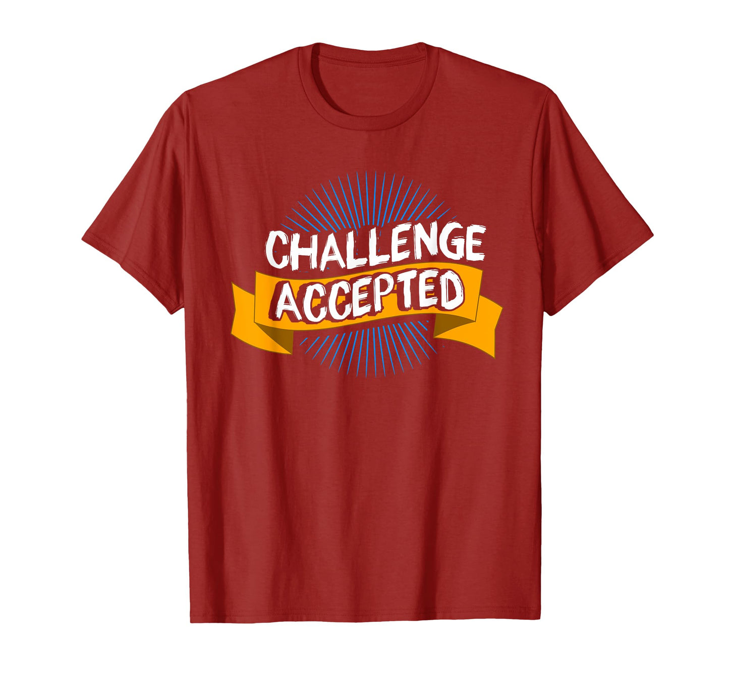 Challenge Accepted Goal Gym Motivation Inspiration T-Shirt