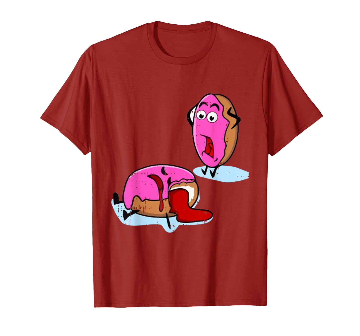 Dead Doughnut Bite Funny Donut Joke Sweets Dessert Gift T-Shirt