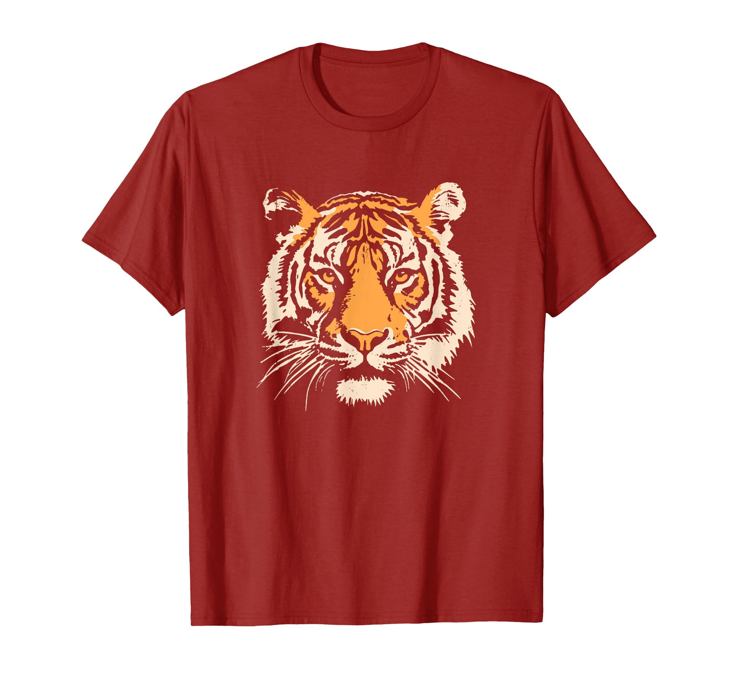 Vintage Tiger Graphic Retro 90s Wild Cat Safari Art for Men T-Shirt