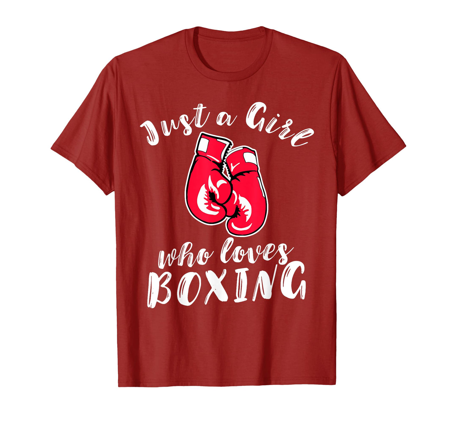 Just a Girl Who Loves Boxing Girls Boxing T-Shirt