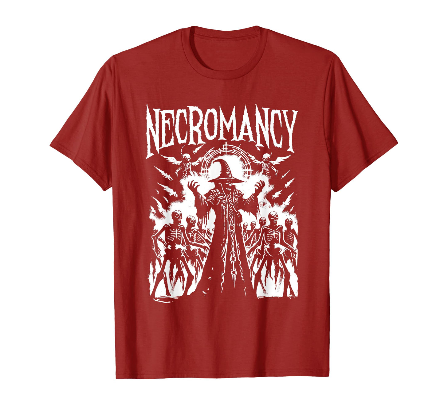 Necromancer - Vintage Creepy Monster Halloween Lover T-Shirt