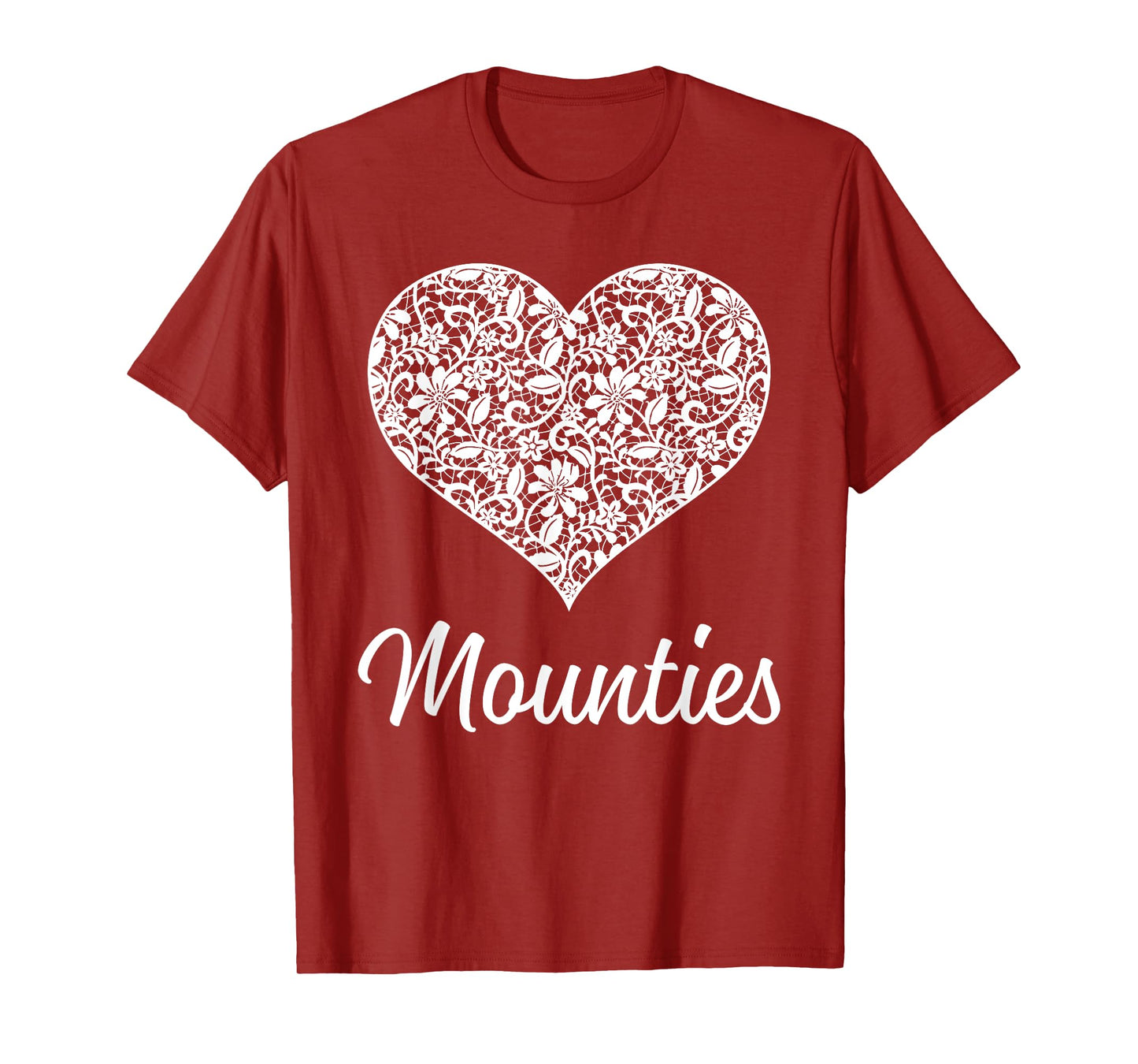 Mounties Northwest Lace Heart HS T-Shirt