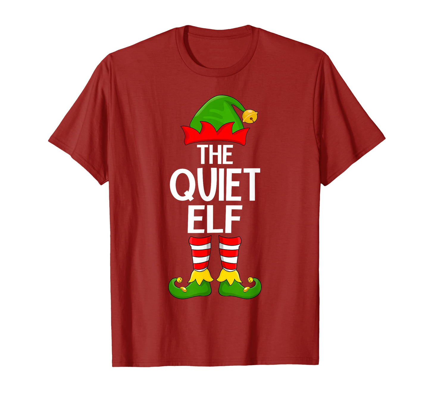 Quiet Elf Xmas Matching Family Elf Squad Christmas T-Shirt