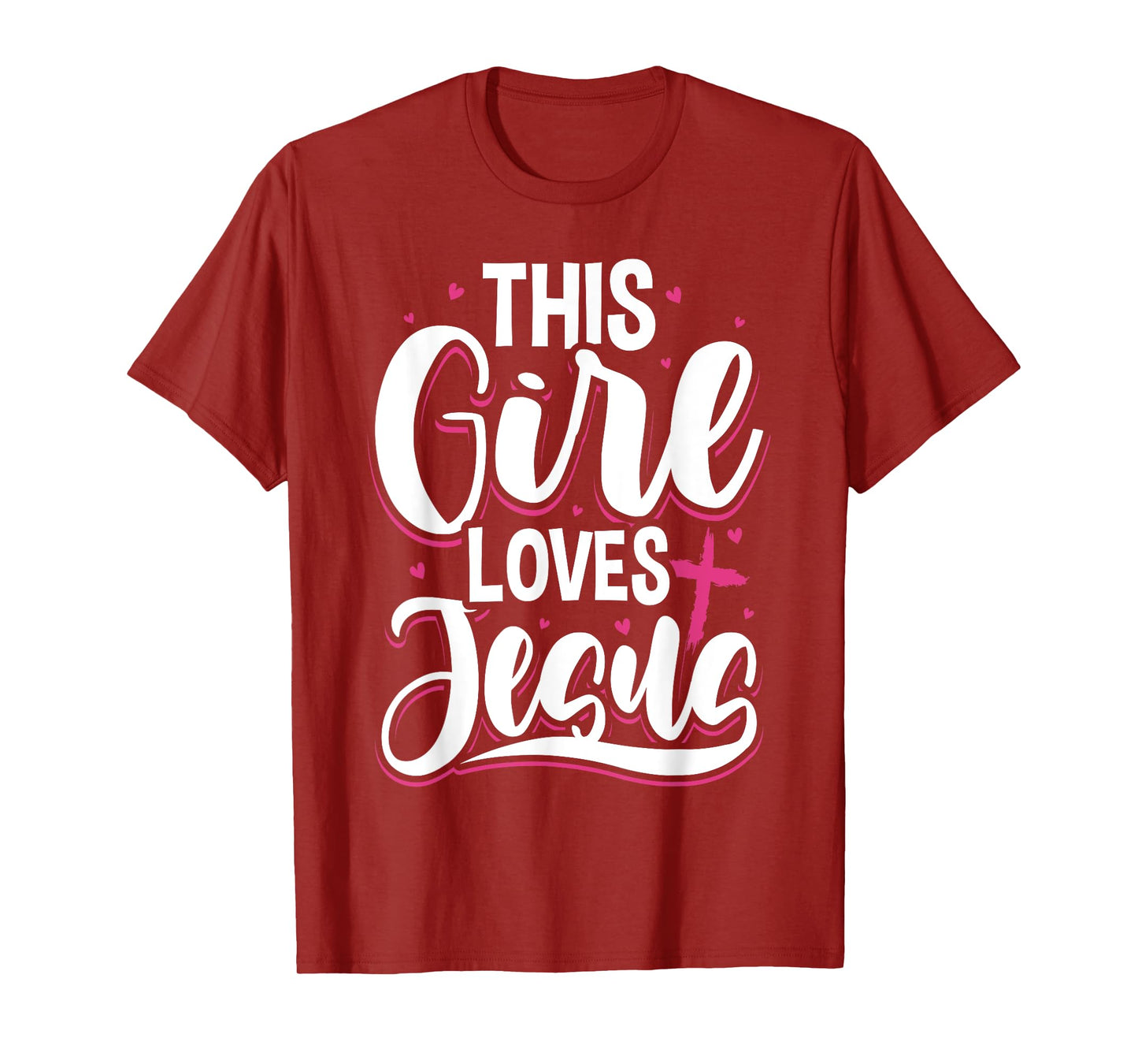This Girl Loves Jesus For Christian Teen Kid Cool Women T-Shirt