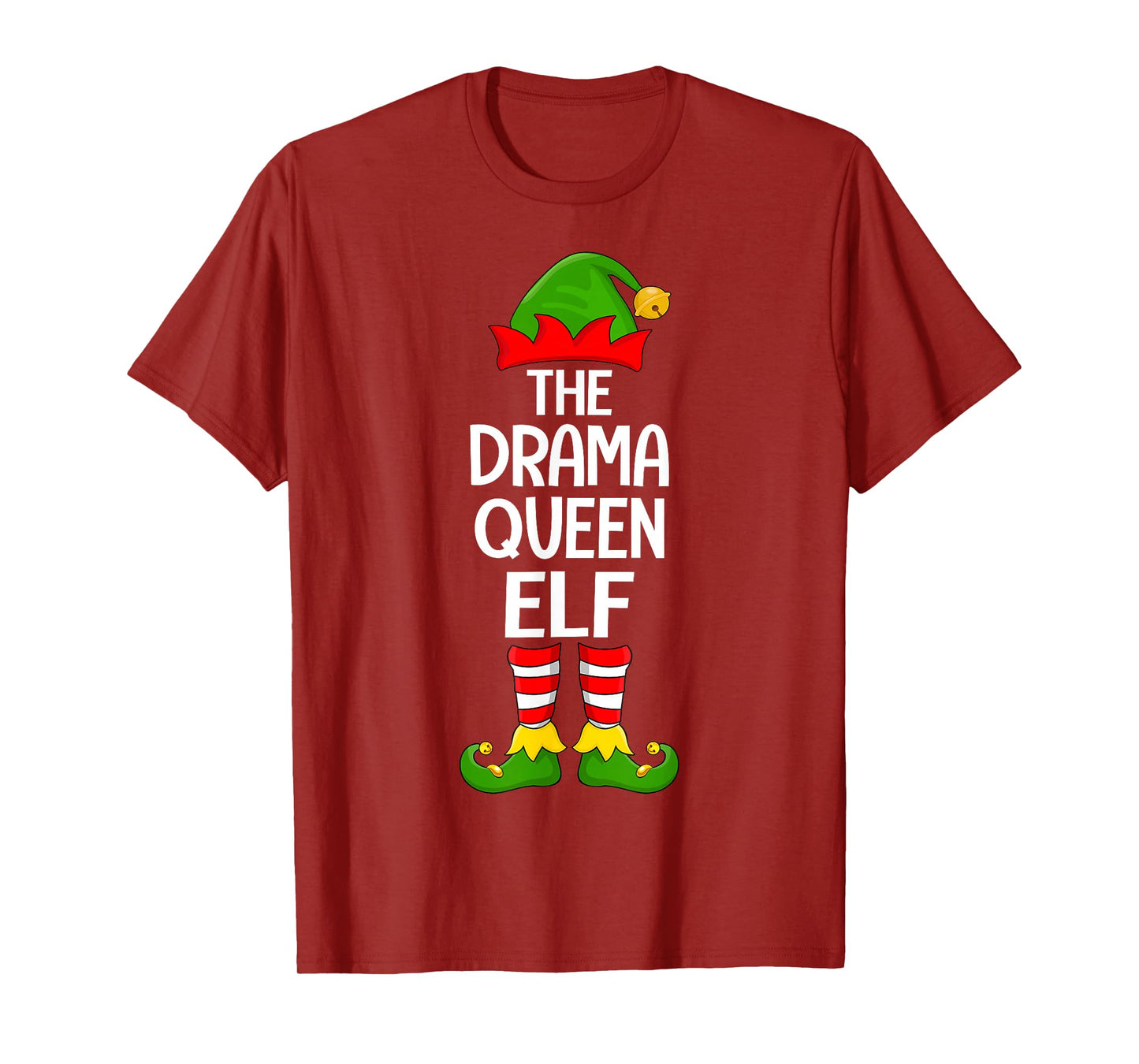 Drama Queen Elf Xmas Matching Family Elf Squad Christmas T-Shirt