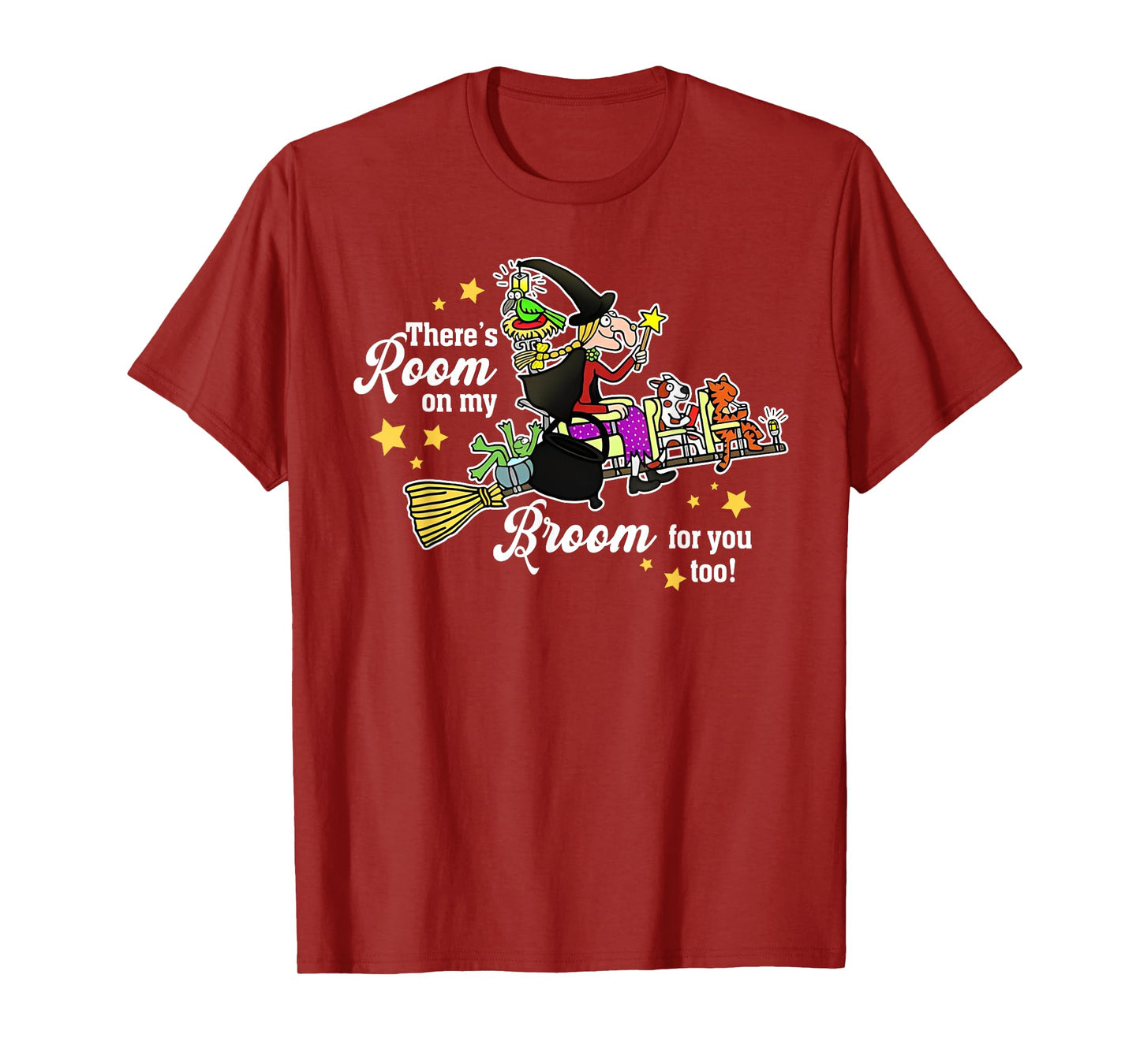 Funny There's Room On My Broom For You Too Teacher Halloween T-Shirt