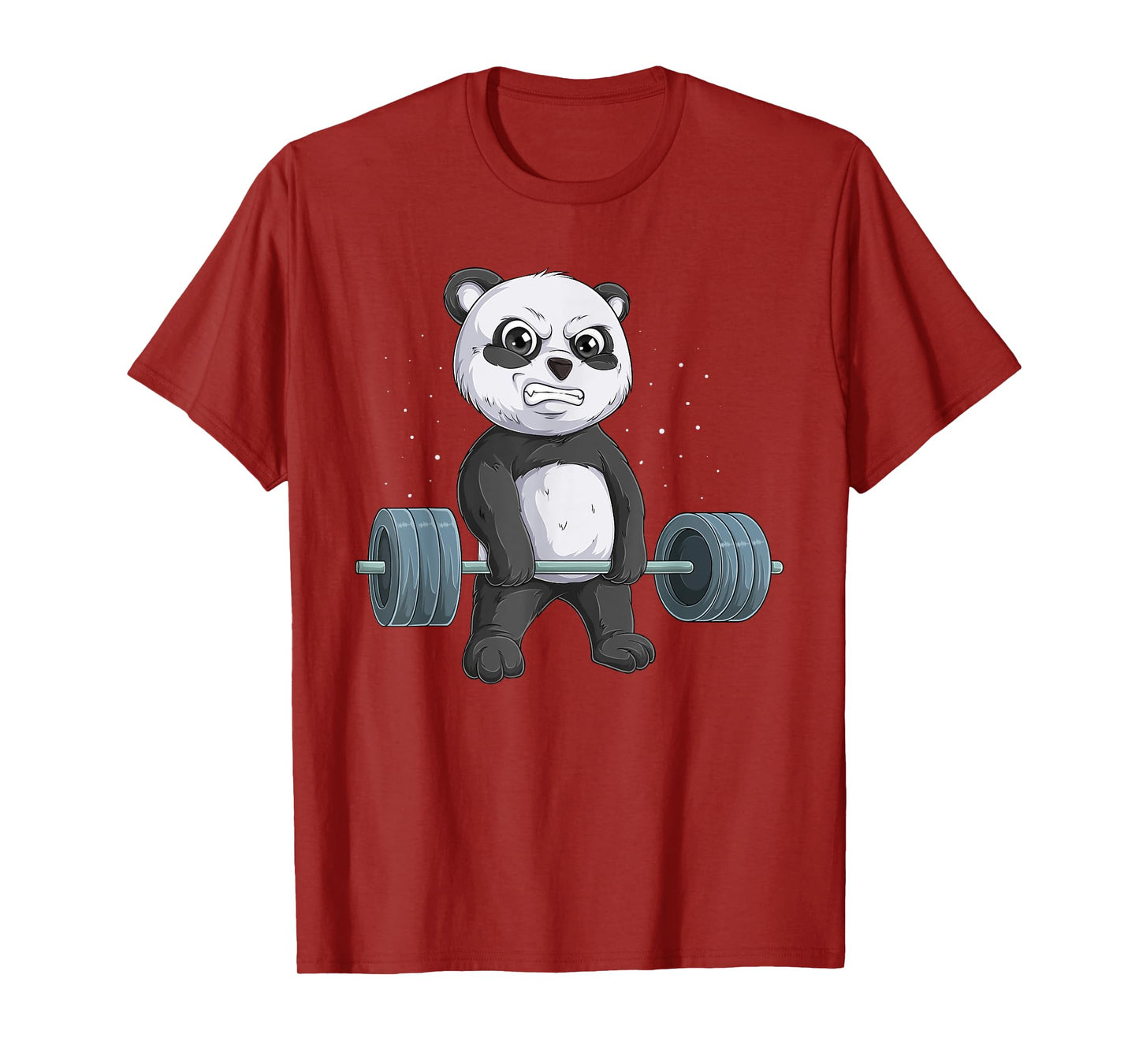 Panda Bear Weightlifting Funny Deadlift Men Fitness Gym T-Shirt