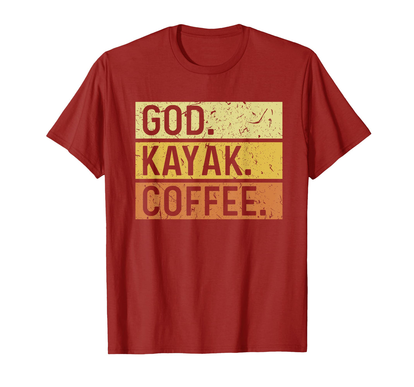 God Kayak Coffee Jesus Kayaking Kayaker T-Shirt