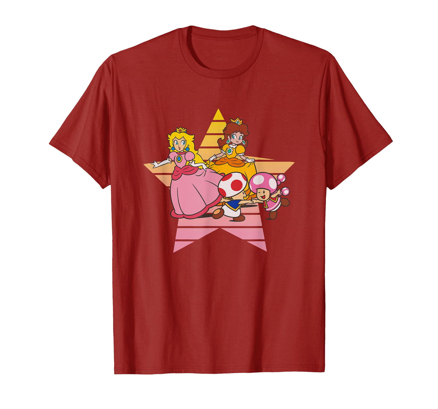 Super Mario Bros Princess Peach & Daisy Star Duo T-Shirt