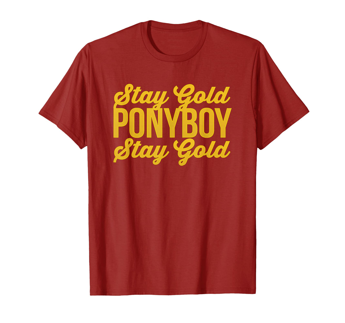 Stay Gold Pony Boy Stay Gold 1983 Vintage T-Shirt