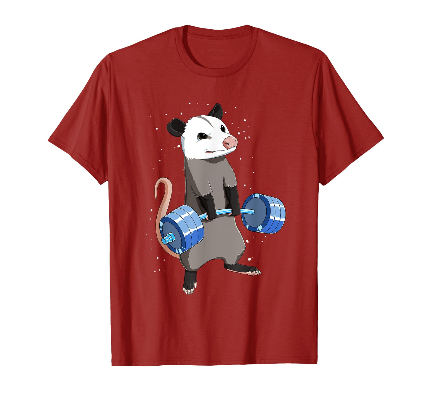 Funny Weightlifting Opossum T-Shirt
