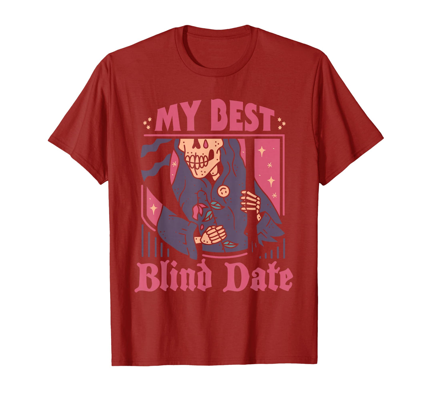 My Best Blind Date Halloween Design T-Shirt