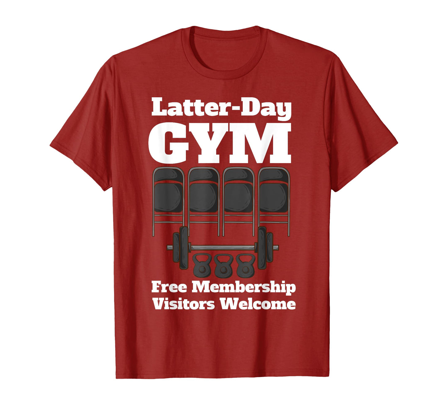 Mormons Gym Latter-Day Gym LDS Missionary T-Shirt